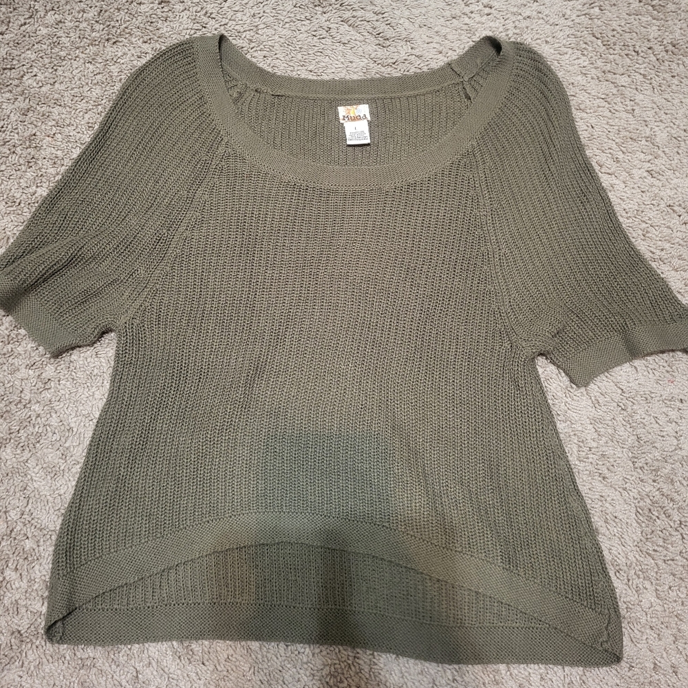Mudd Olive Top Size Medium